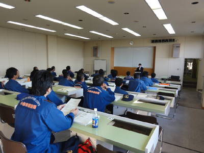 日本消防協会 石川県消防学校で出前講座を実施